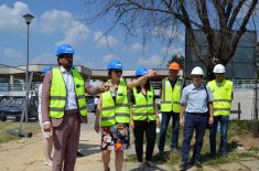 Delegacija evropske unije posetila gradilišta, Kragujevac